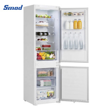 Smad 226L 240L Bottom Freezer Frost Free Double Door Built in Refrigerator